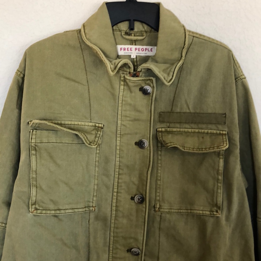 Free People Seize The Day Military Jacket - Picture 5 of 9